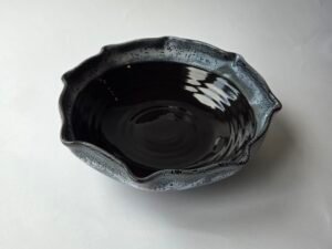 Large Funky Bowl (Black Diamonds)